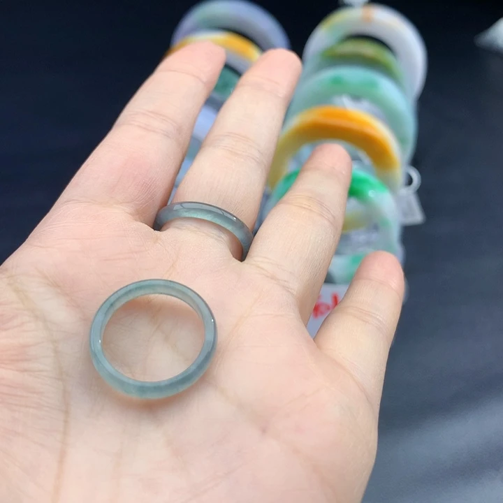 未镶嵌戒指翡翠各**好