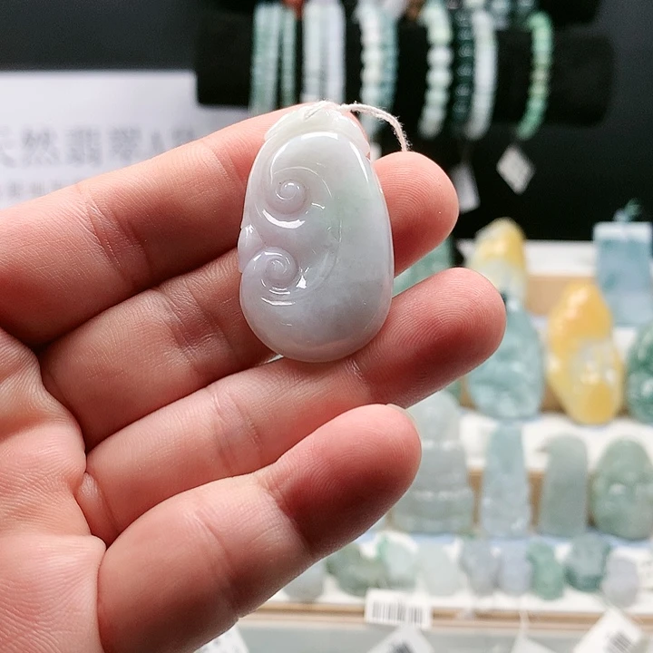 吊坠(不含链)未镶嵌翡翠52如意