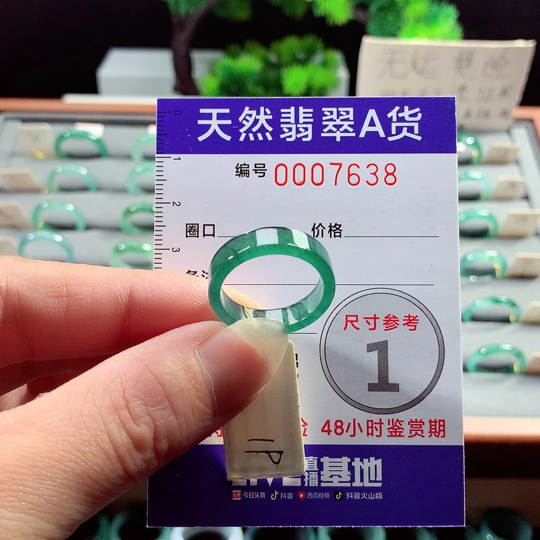 翡翠戒指未镶嵌19号