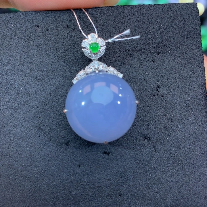 18K金镶嵌手链翡翠翡翠