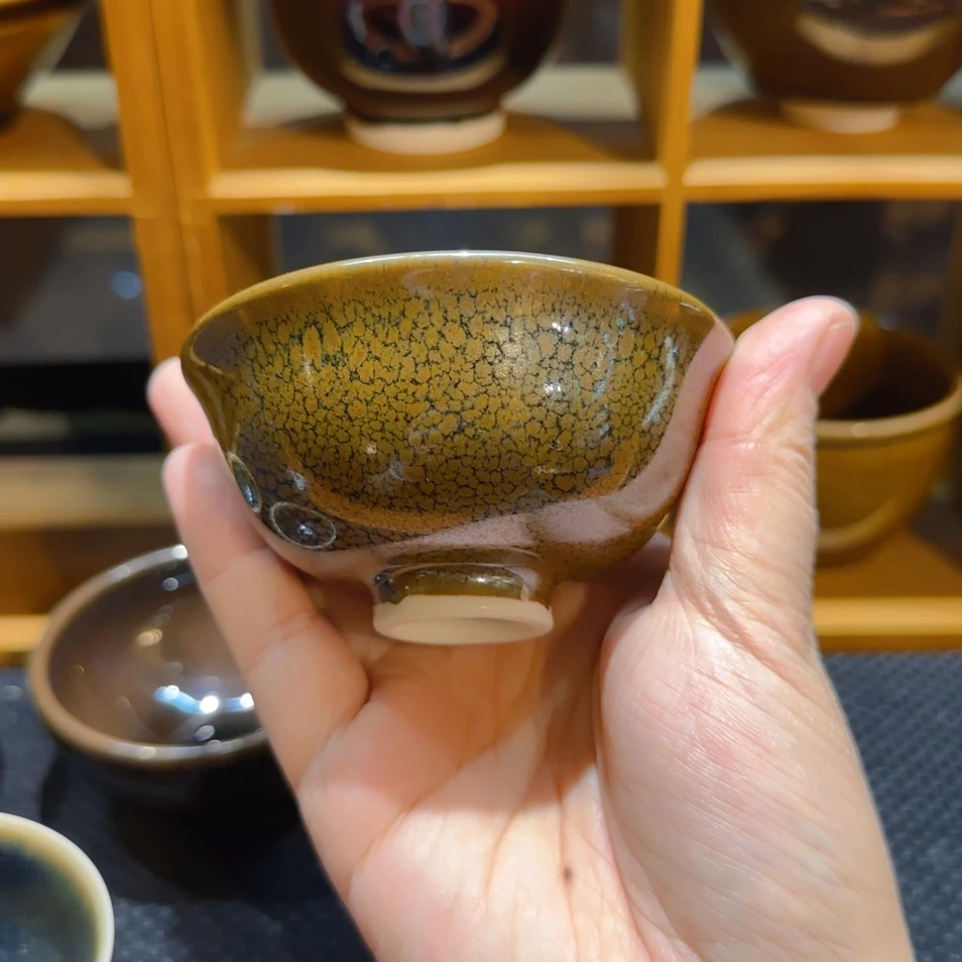 青*微澜定瓷 黑定鹧鸪斑11111