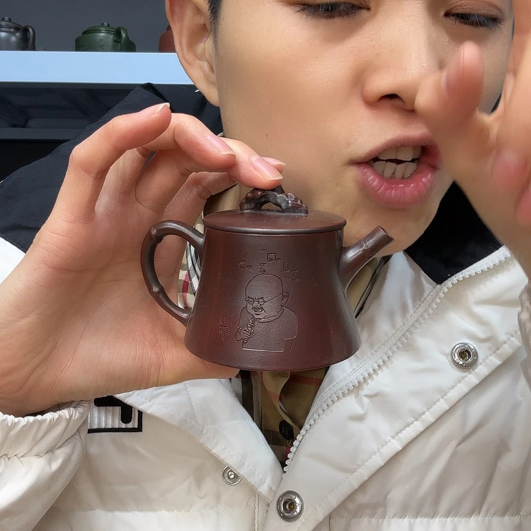 紫砂茶壶民间手艺人全手工制作