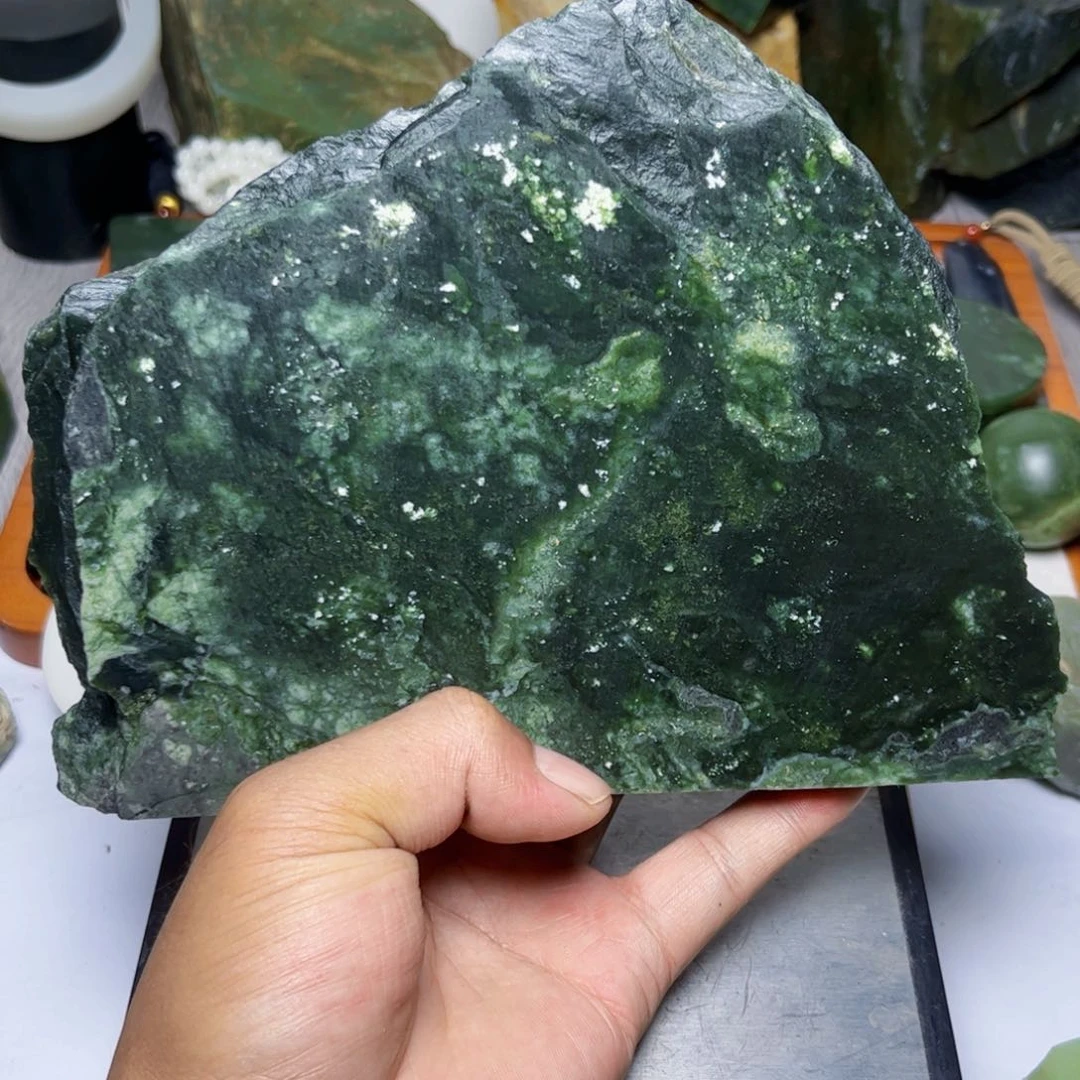 未镶嵌和田玉珠宝半成品云*野