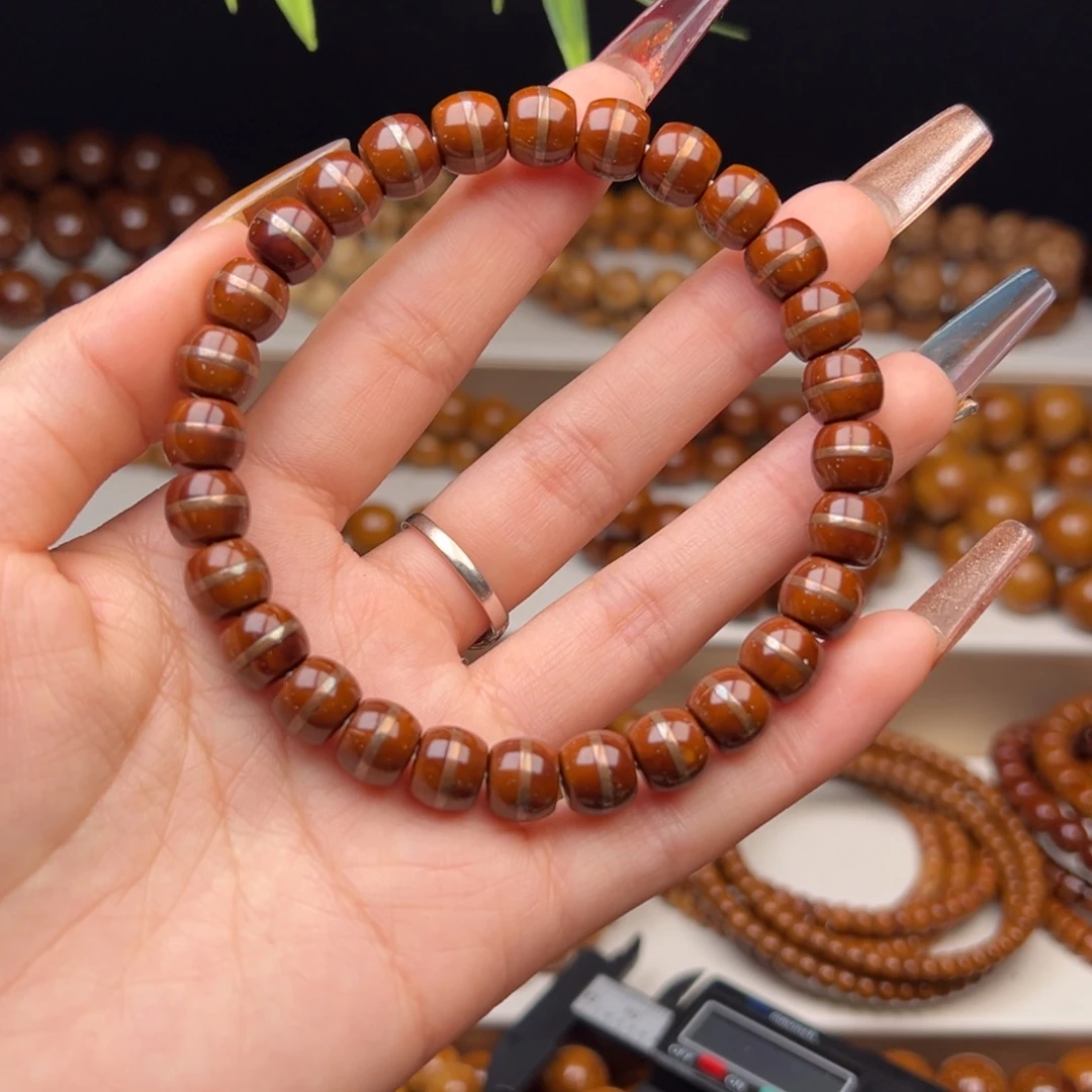 紫金鼠手串9紫铜一线