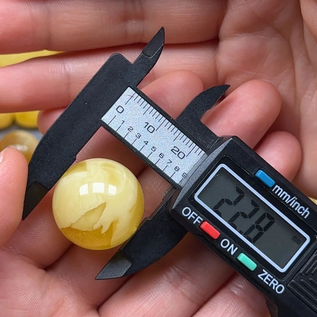 未镶嵌琥珀珠宝奇石蜜蜡金沙溶洞单珠