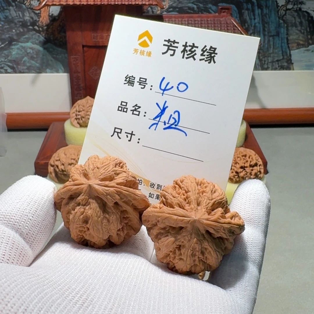 文玩核桃把件大粗筋
