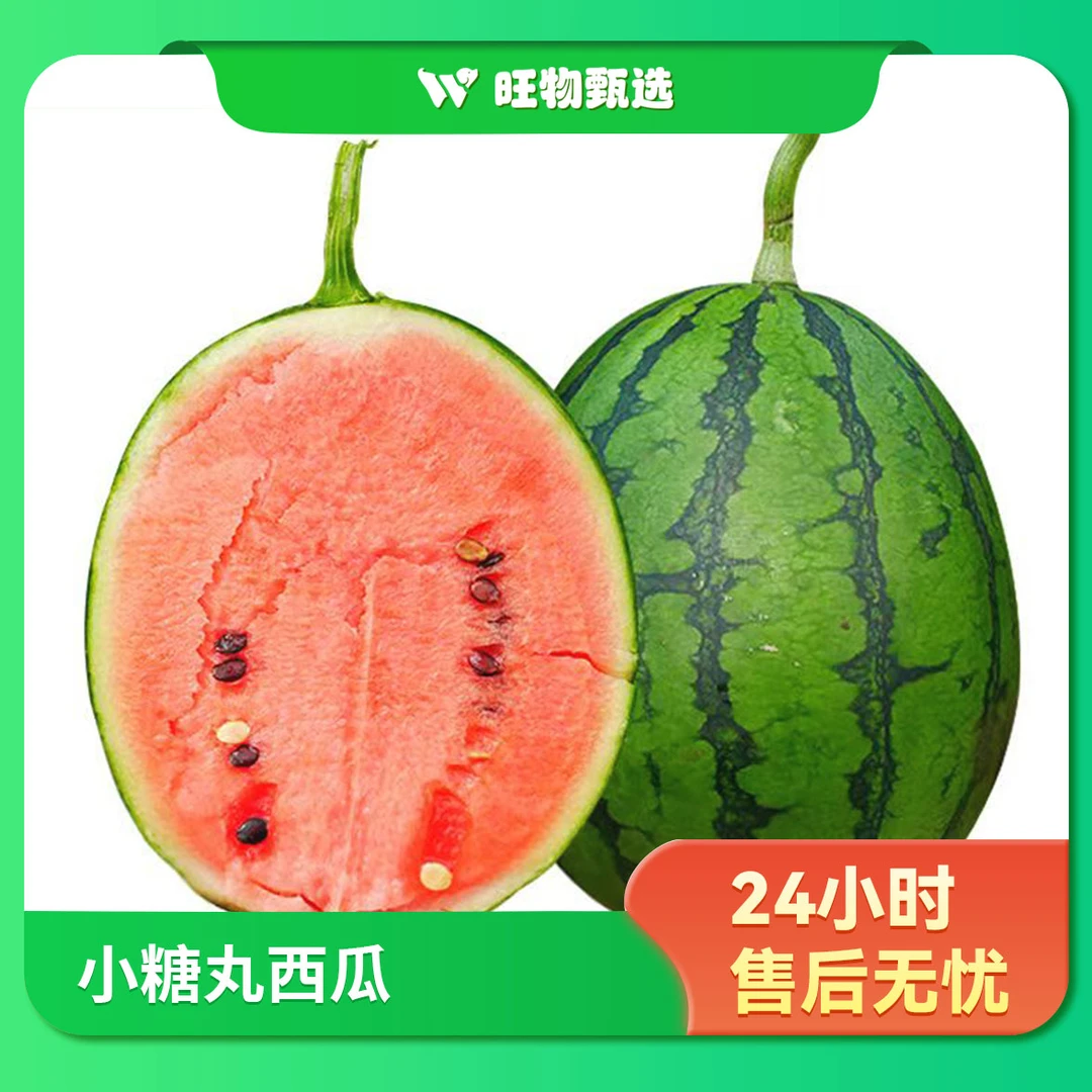 【旺物甄选】小吊瓜西瓜3-5.5斤果蔬生鲜24小时售后无忧山东省
