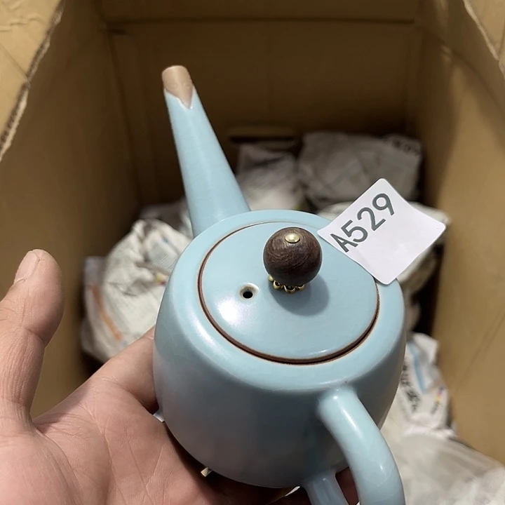 瓷片茶摆件工艺品摆件666