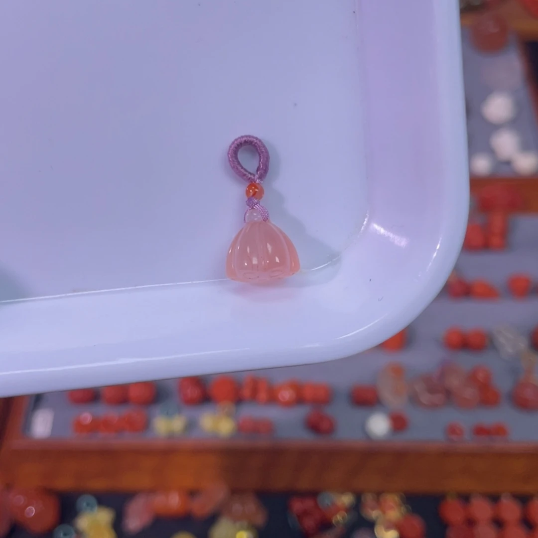 南红玛瑙未镶嵌冰粉莲蓬