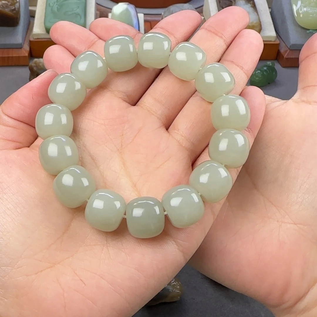 清***〆定制和田玉未镶嵌和田玉