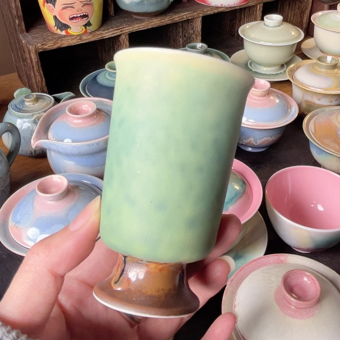 杯纯手工柴烧茶器手工
