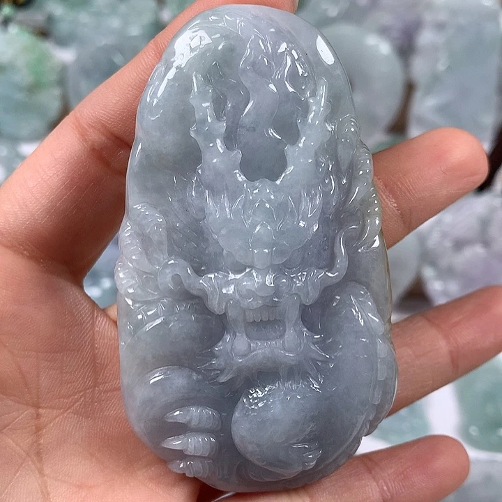 颈饰未镶嵌翡翠随形龙行天下福利