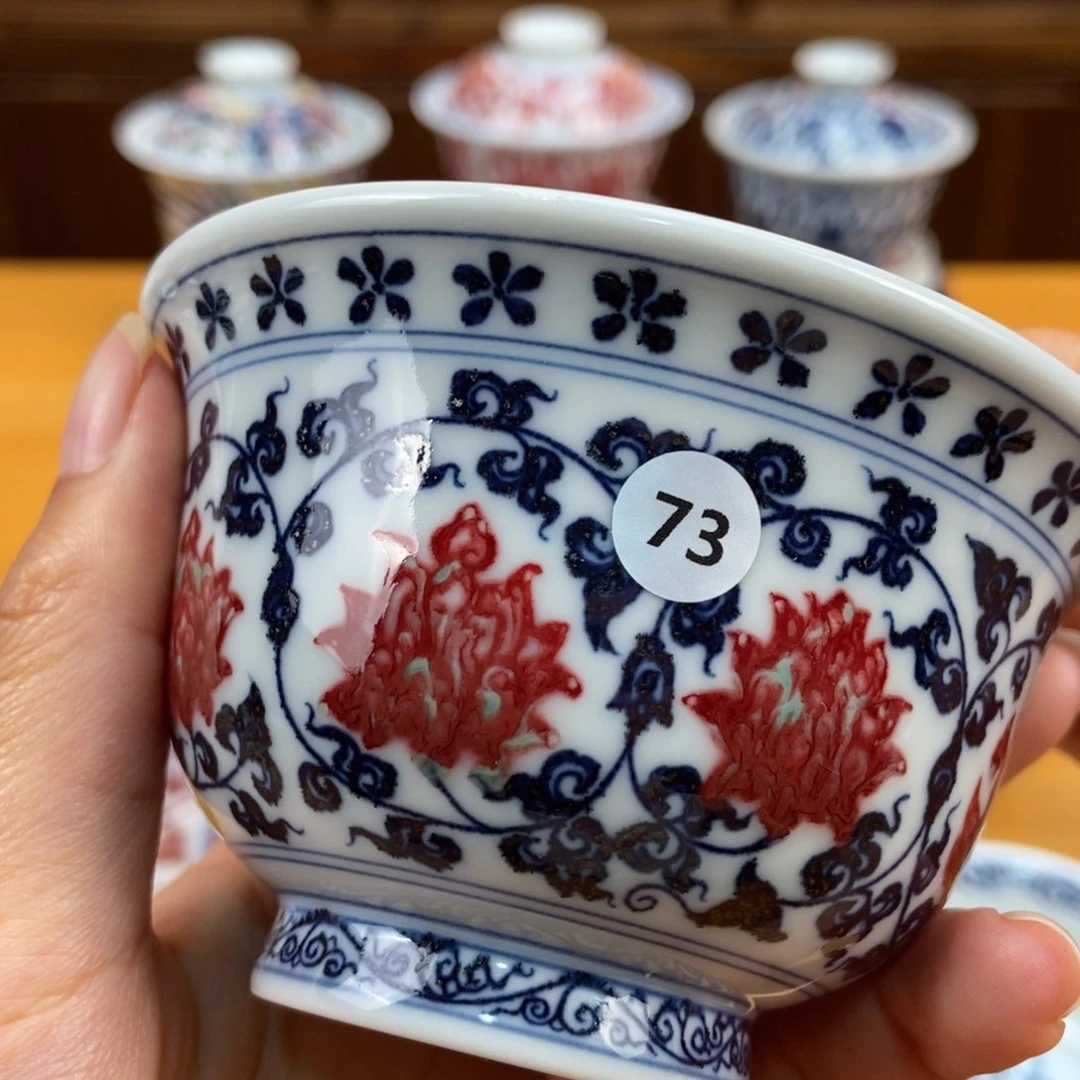 手绘现代茶具非古董