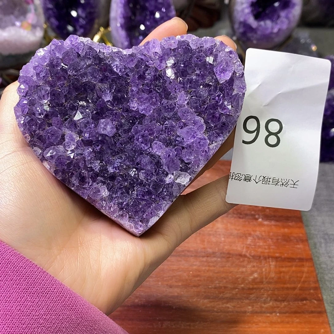 珠宝半成品未镶嵌紫晶