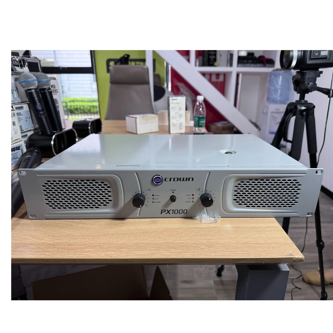 样机 CROWN PX1000 200瓦功放