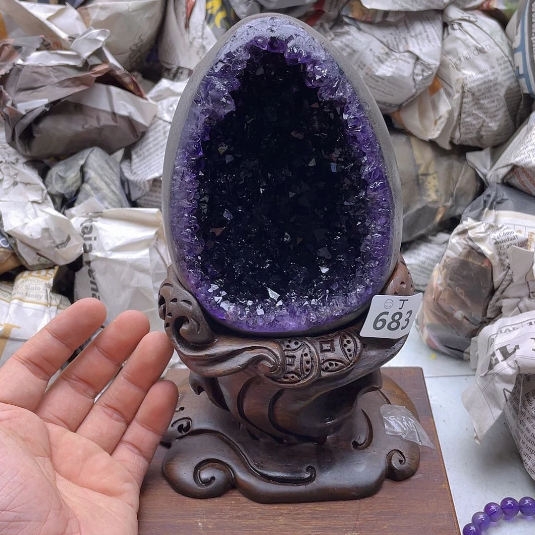 紫晶大型摆件（非配饰）未镶嵌善****福