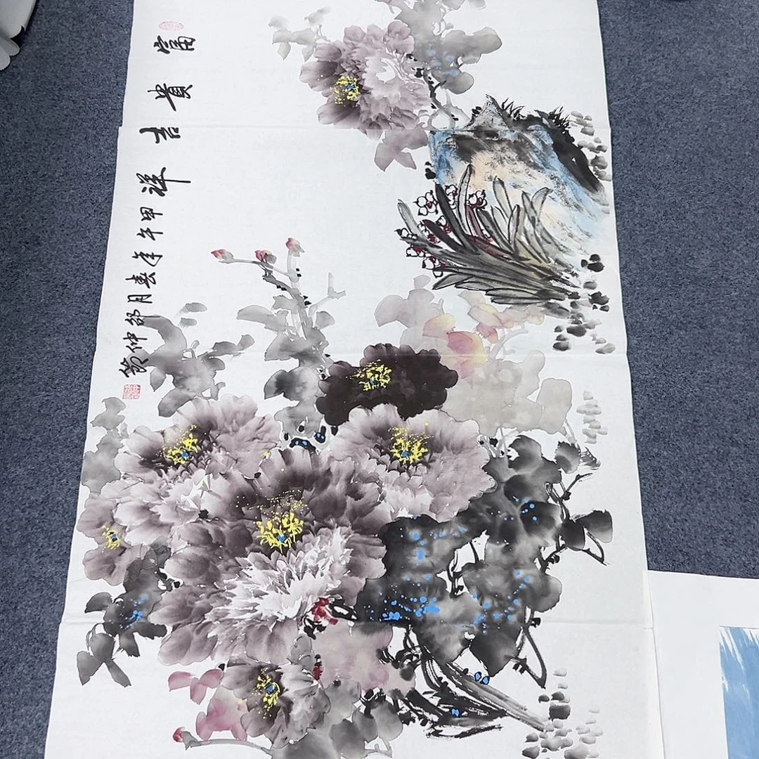 国画国画作品纯手绘作品