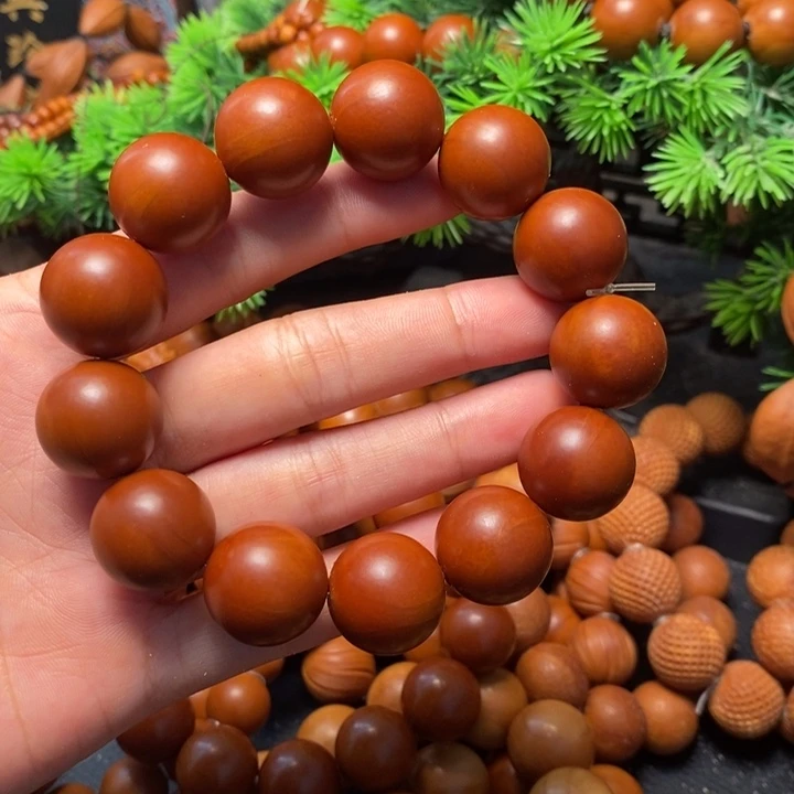 橄榄核手串1.75尺寸树王光珠