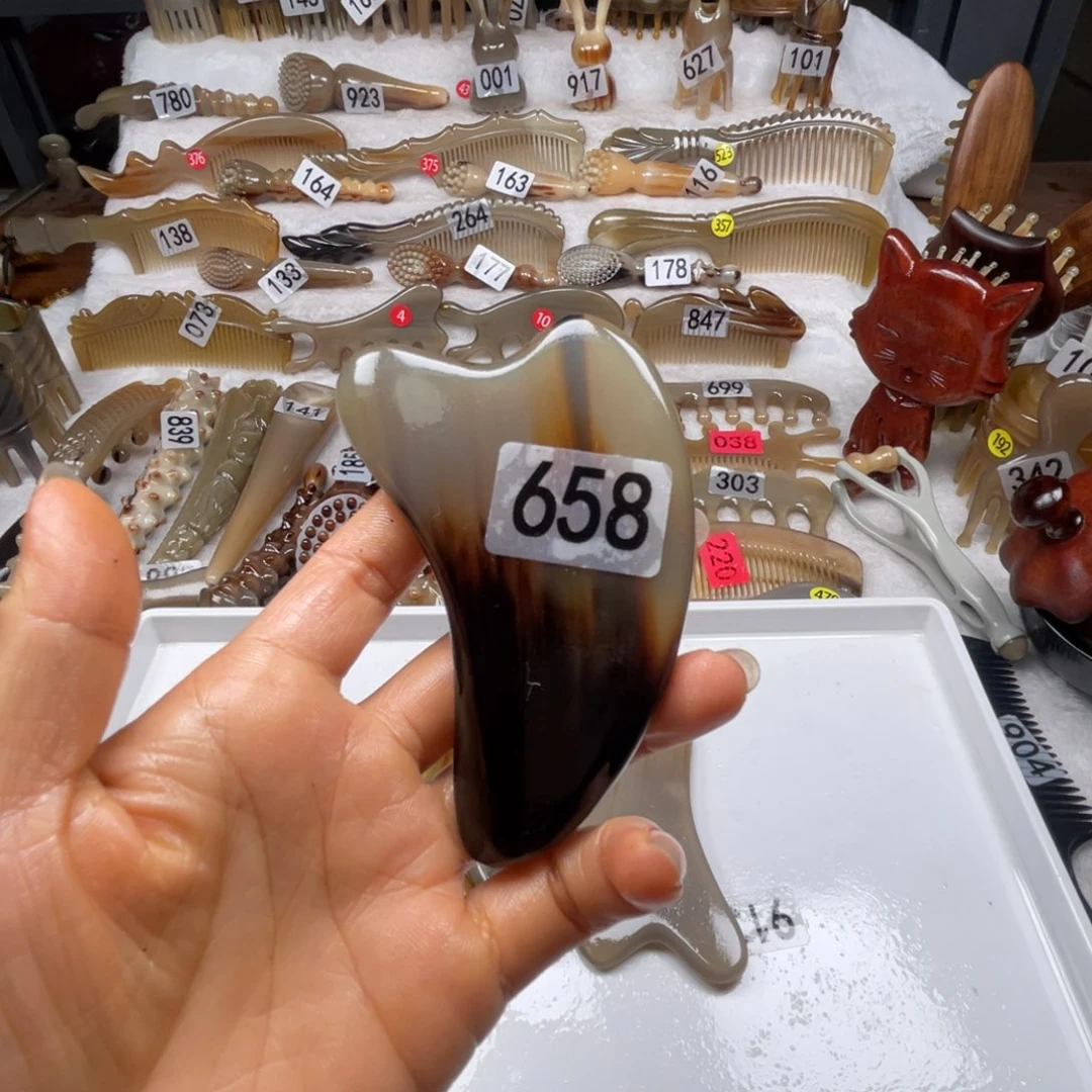 吉***树牛角梳牛角福利款