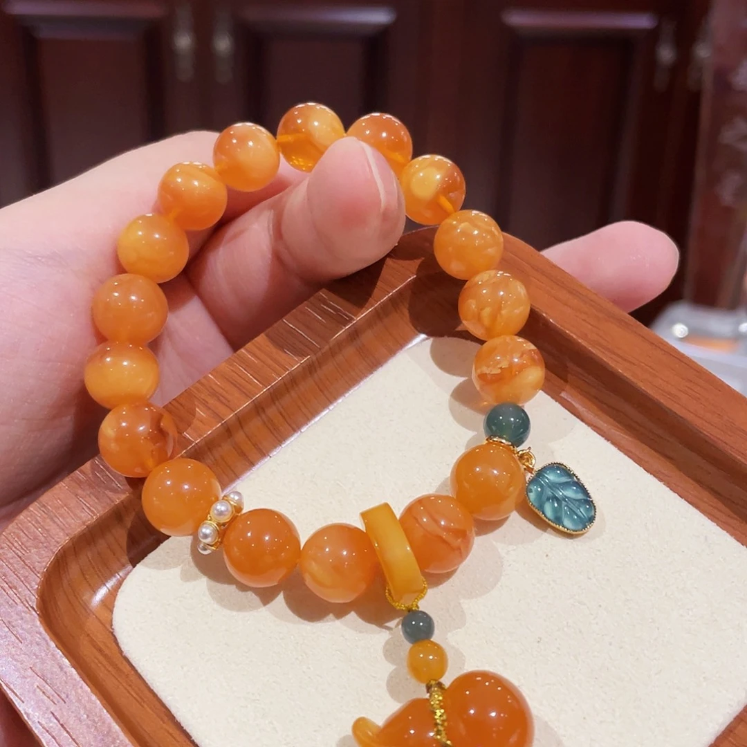 手链蜜蜡未镶嵌手串
