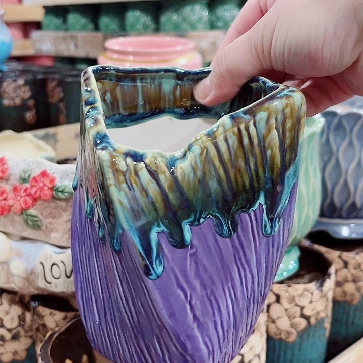 福利盆！9.99包邮陶瓷花盆