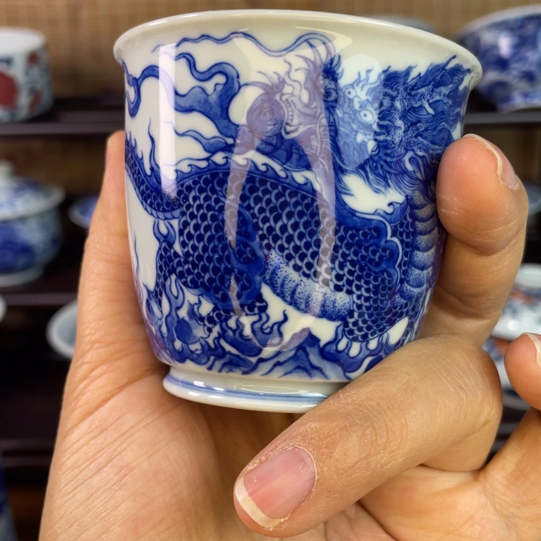 *****景德镇陶瓷艺术麒麟杯