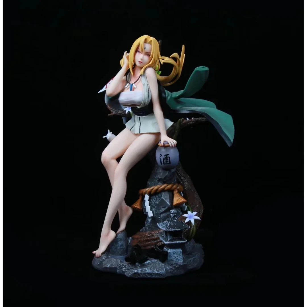 【次元手办】火影忍者 五代目 千手纲手 树桩 场景模型桌面摆件手办