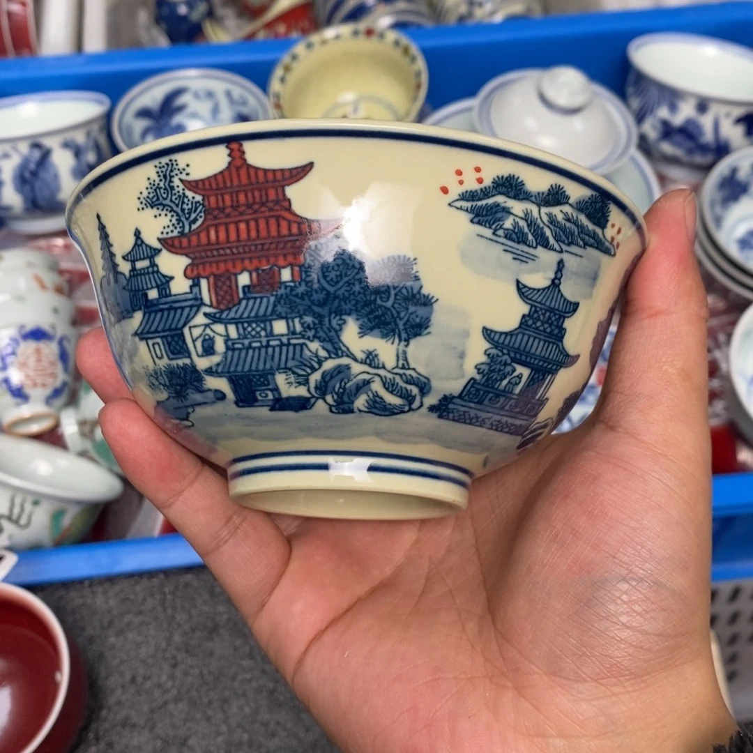 景德镇当代工艺品口13饭碗