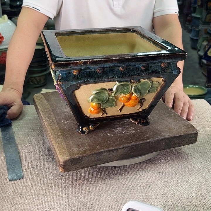艺***园泳坤堂石湾盆陶瓷