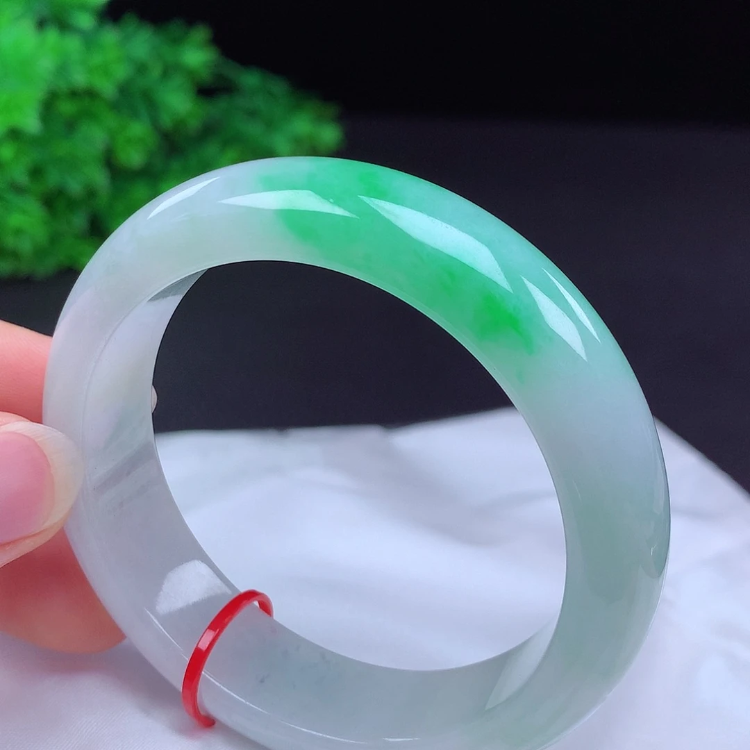 翡翠未镶嵌手镯56圈口431625