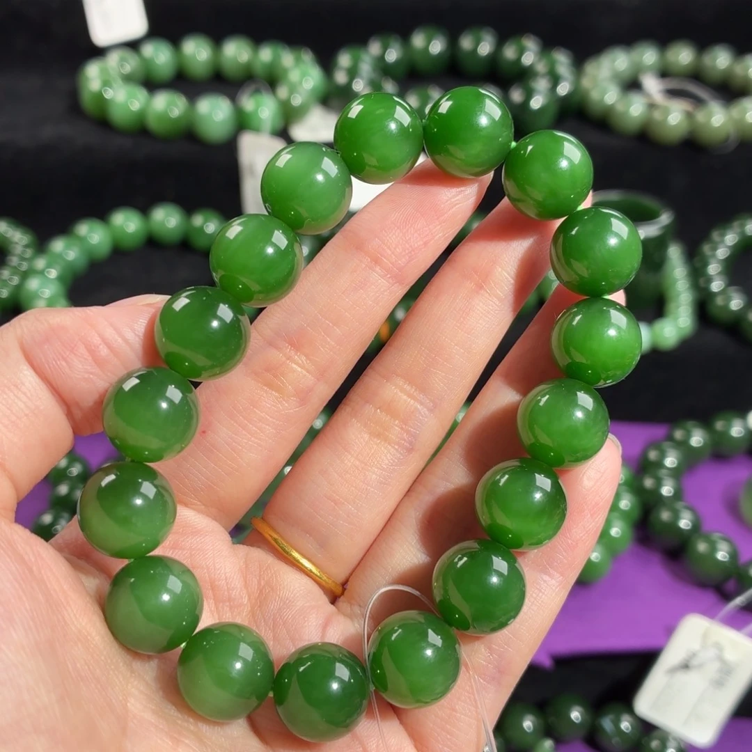 和田玉（碧玉）未镶嵌手串
