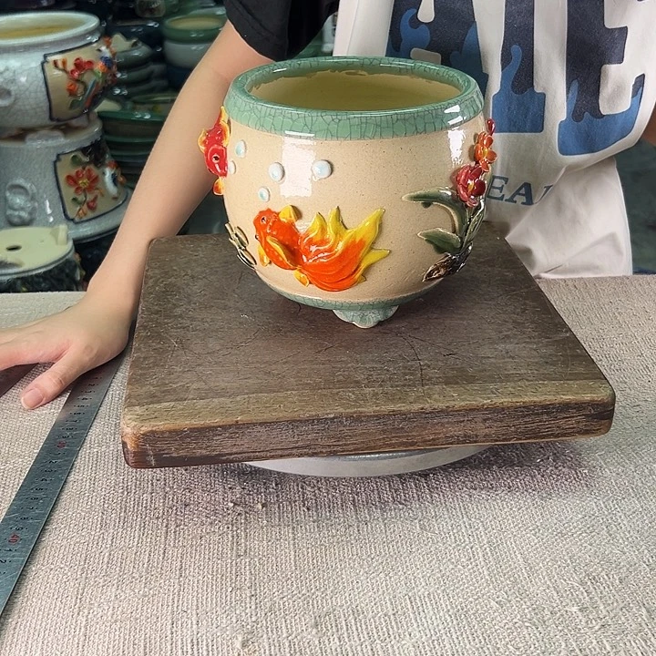 泳坤堂石湾盆陶瓷