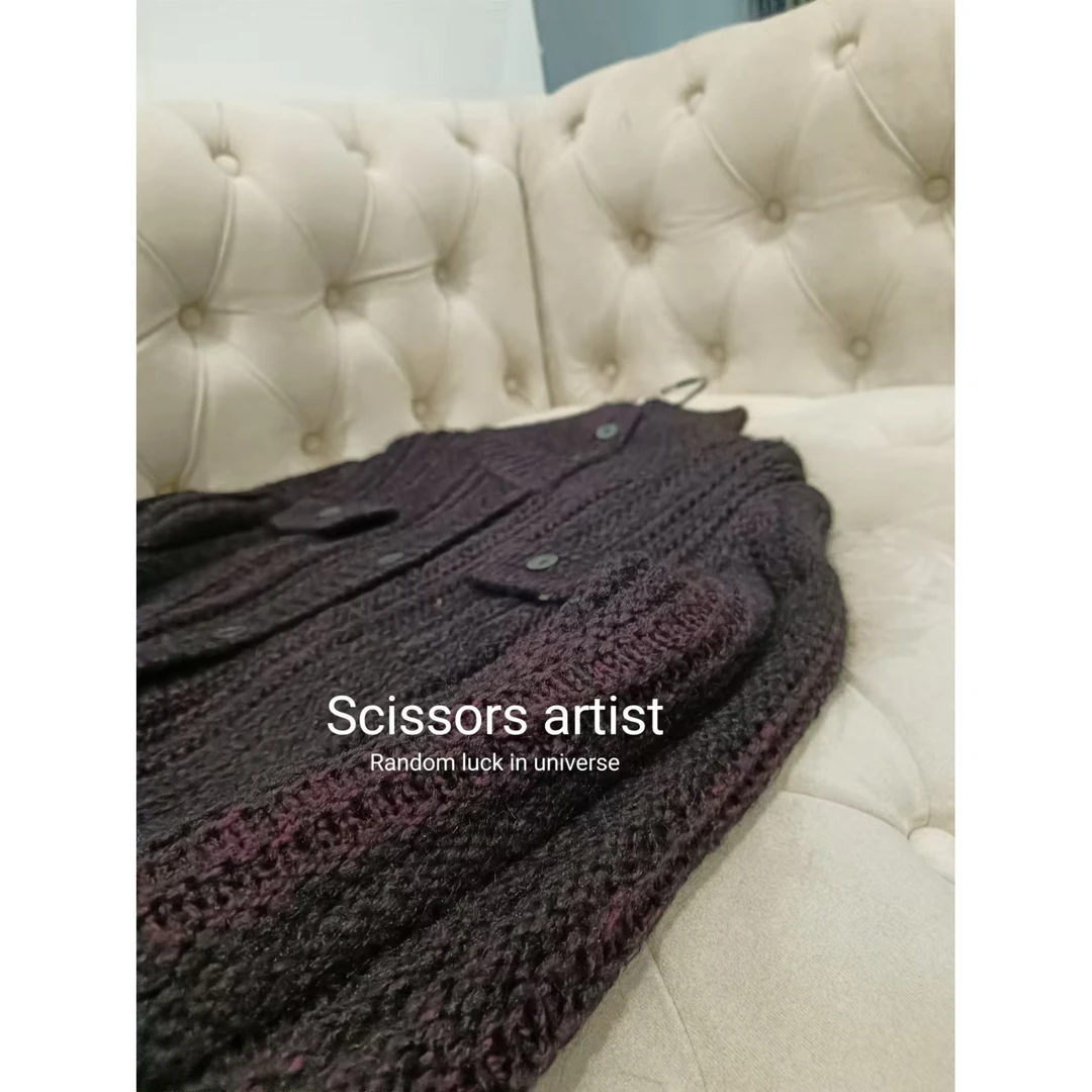 【Scissors artist】高端设计师走秀女装毛衣2604