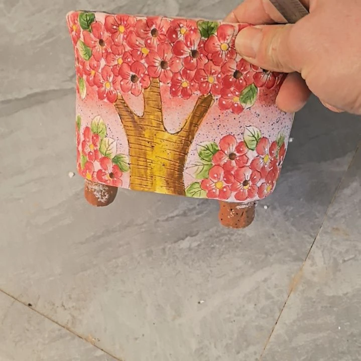 红泥花盆姐**?景德镇陶瓷