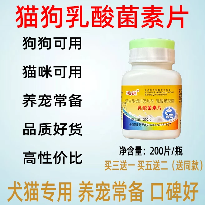 兽用犬猫狗狗宠物乳酸菌素益片养宠常备高性价比饲料添加剂