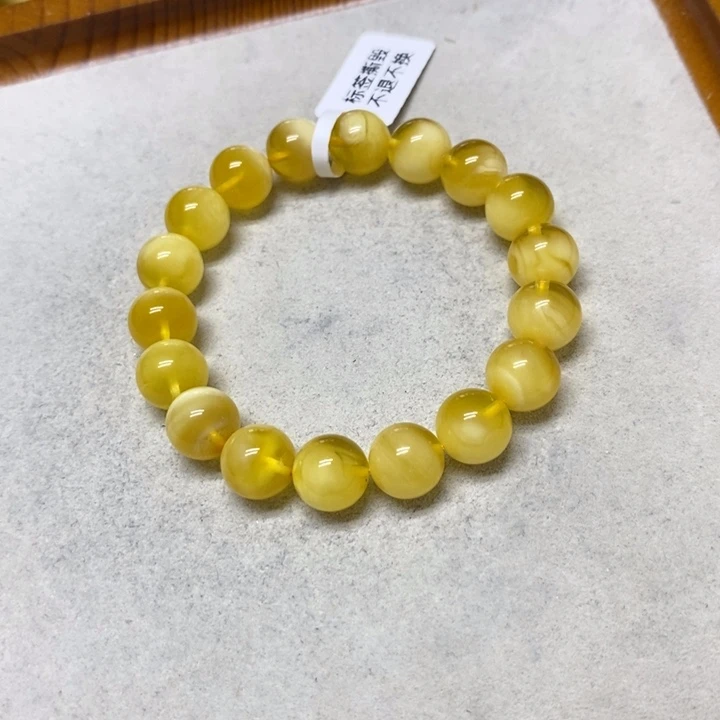 裸石蜜蜡未镶嵌串