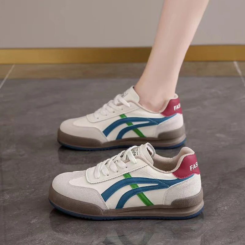 【大幂同款】2025新春女款德训鞋小白鞋舒适板鞋复古百搭板鞋运动鞋