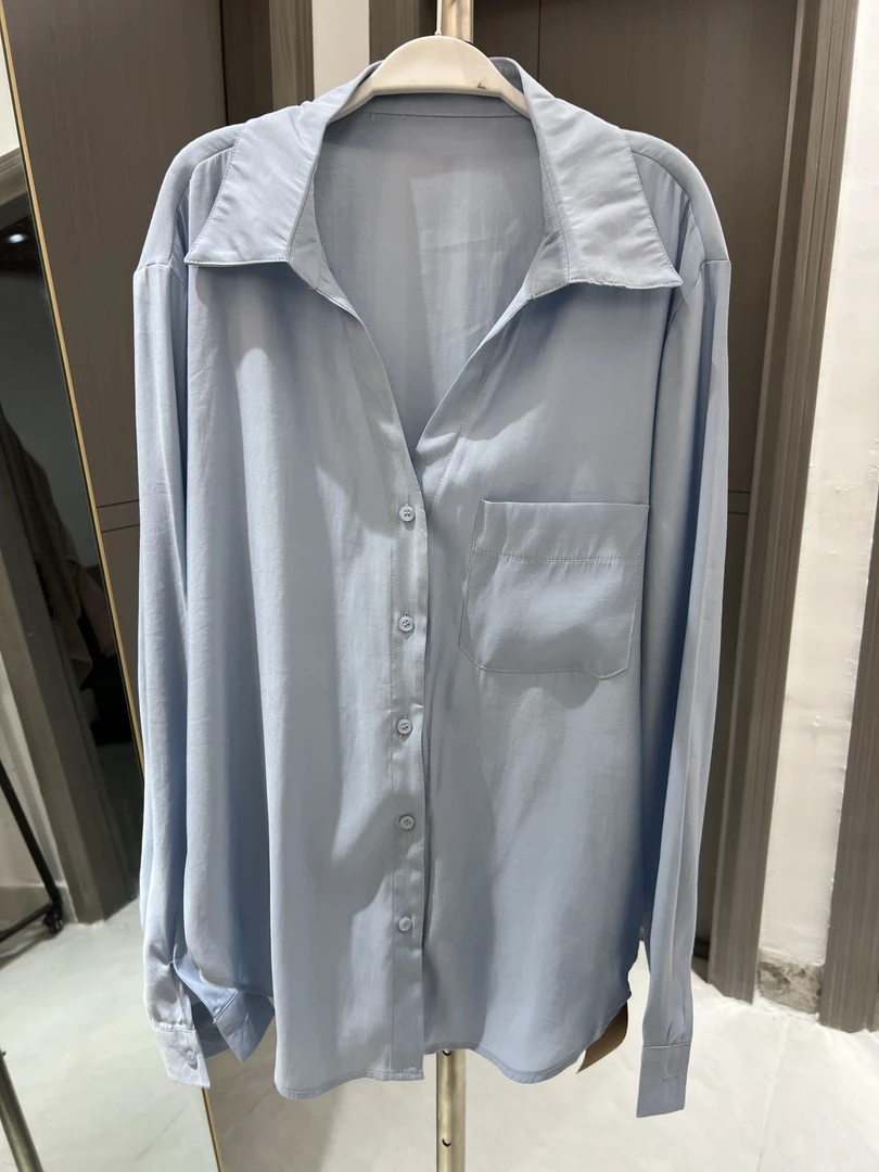 秋季新款时尚减龄长袖衬衫A610