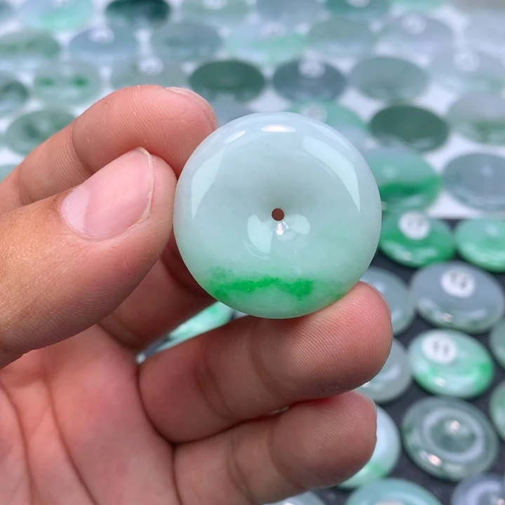 颈饰未镶嵌翡翠缅甸天然A货翡翠30.4-5.9