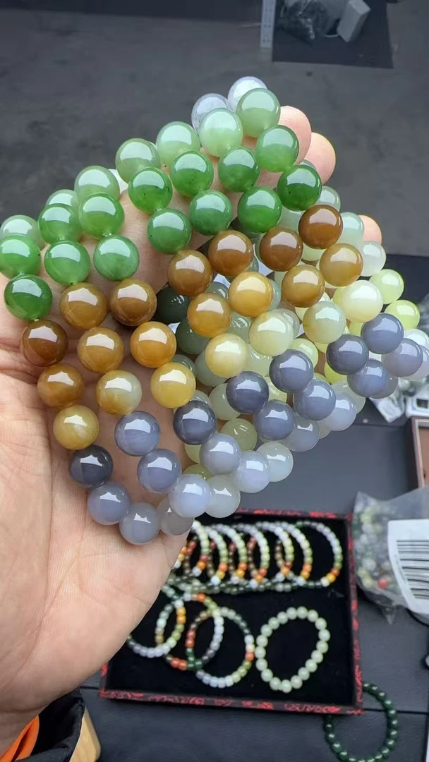 私人订制 和田玉多宝手串卡10mm 多样性发一