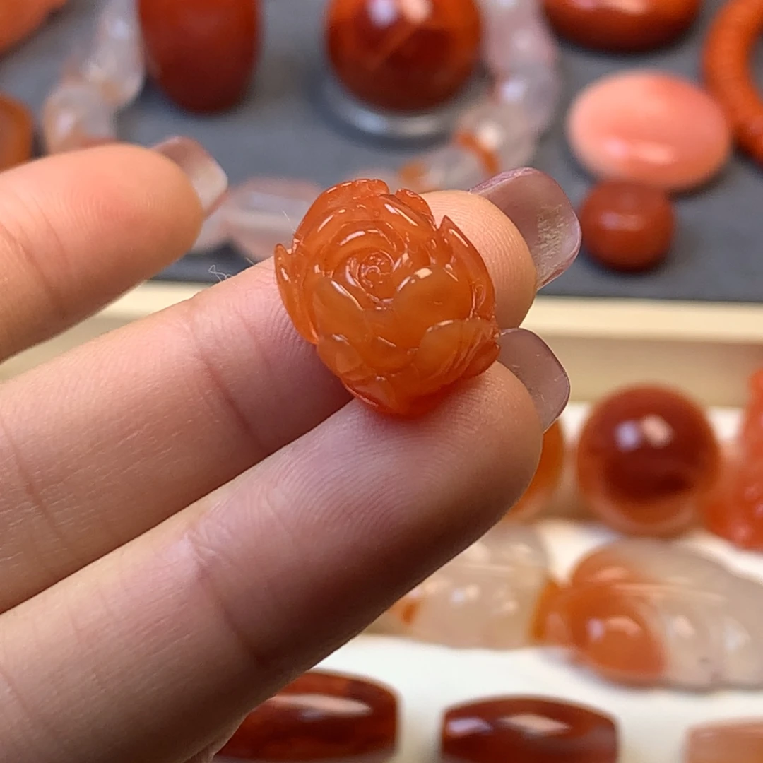 南红玛瑙未镶嵌配饰