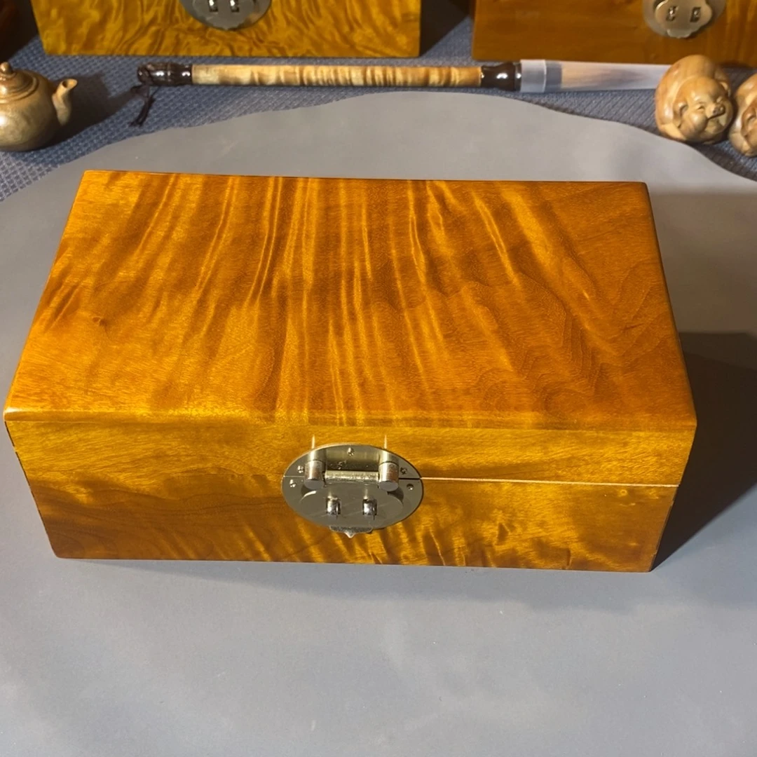 金丝楠金丝楠木小叶桢楠 23.13.9首饰盒