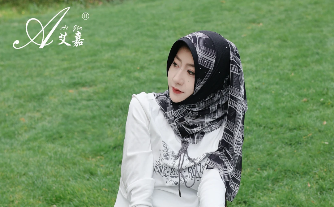 艾嘉｜格伦｜硬帽绕巾头巾纱巾夏季头巾凉快头巾