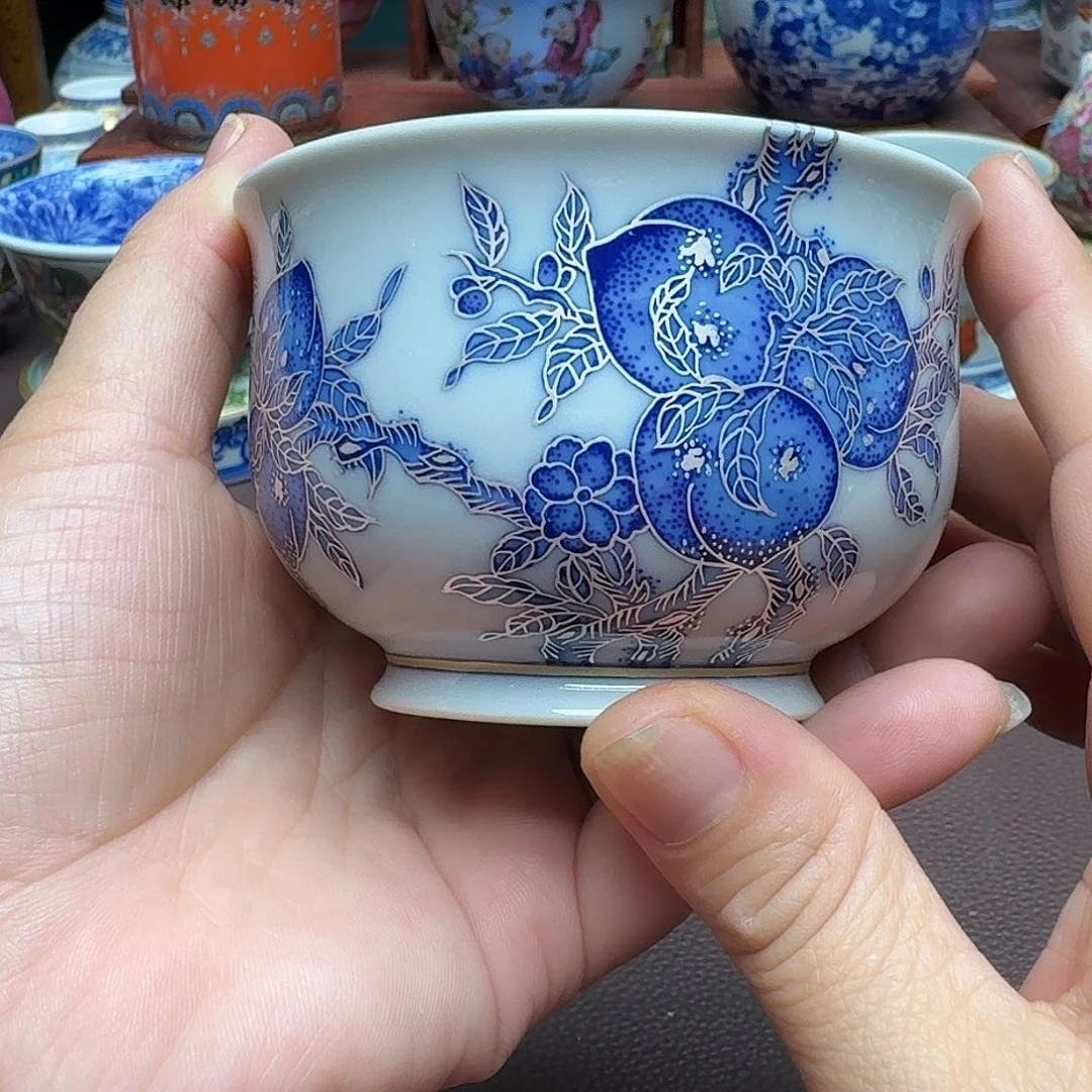 瓷片景德镇仿古手工制作精品展示