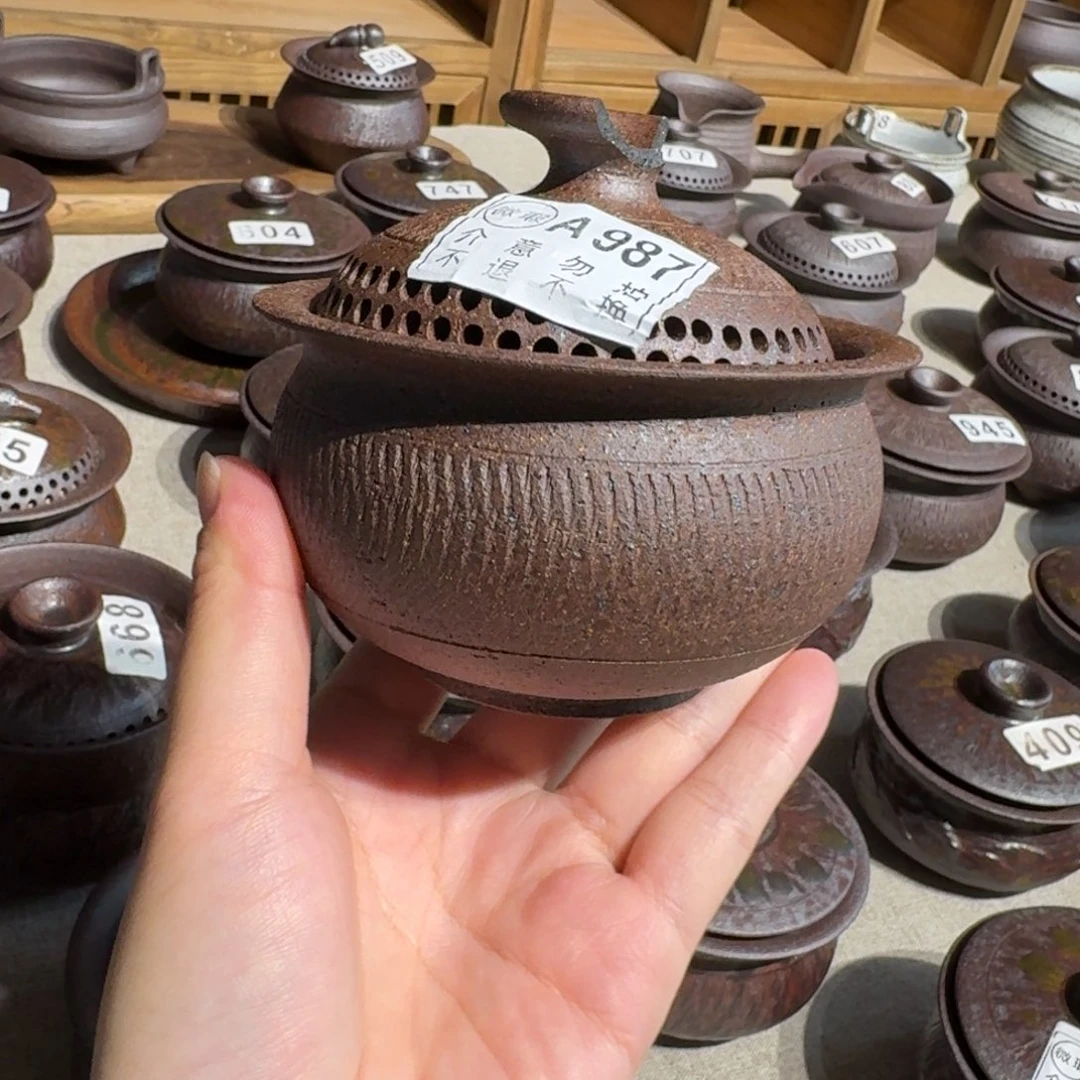 粗瓷粗瓷茶具素色盖碗