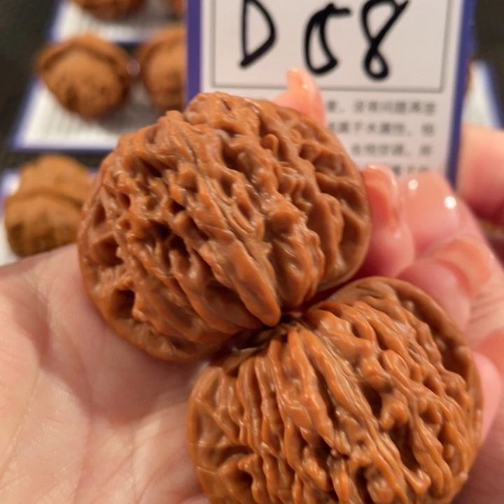 把件文玩核桃D58四座楼43
