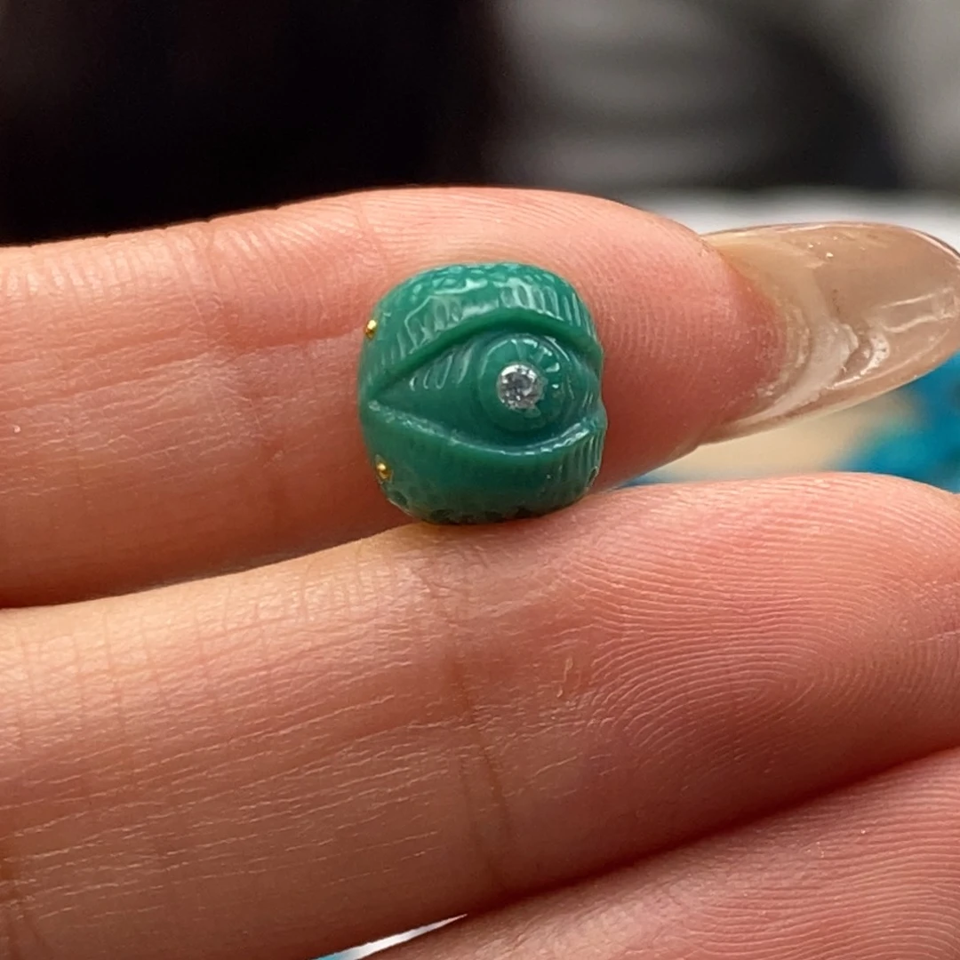 未镶嵌绿松石挂件