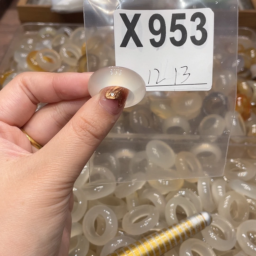 玛瑙/玉髓未镶嵌戒指953