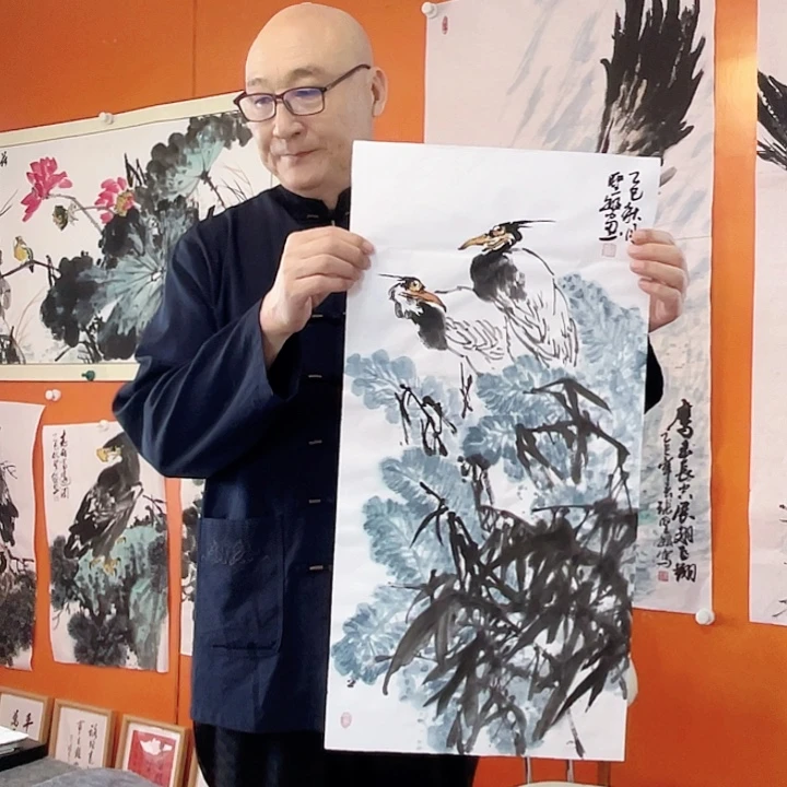 国画张圣敏先生纯手绘作品