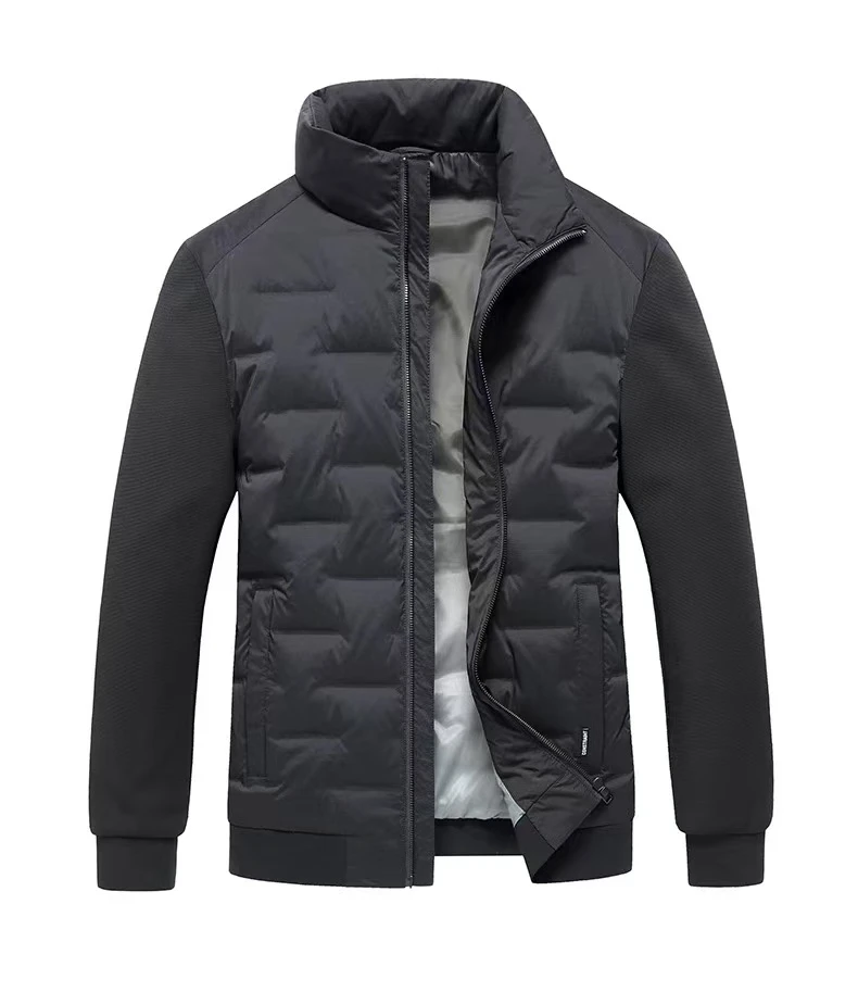 立领运动款！三防面料！户外防寒羽绒样版中长款保暖衣裤-2681